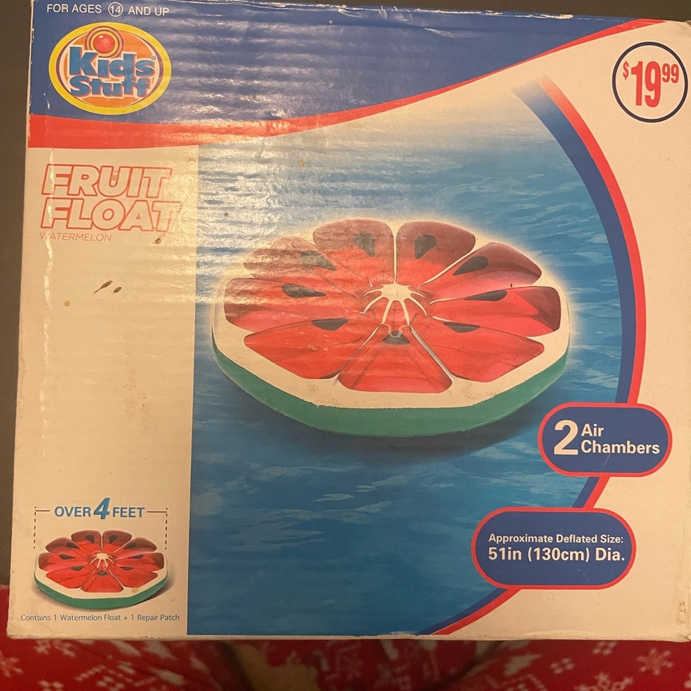 Watermelon Fruit pool Float over 4 feet wide
